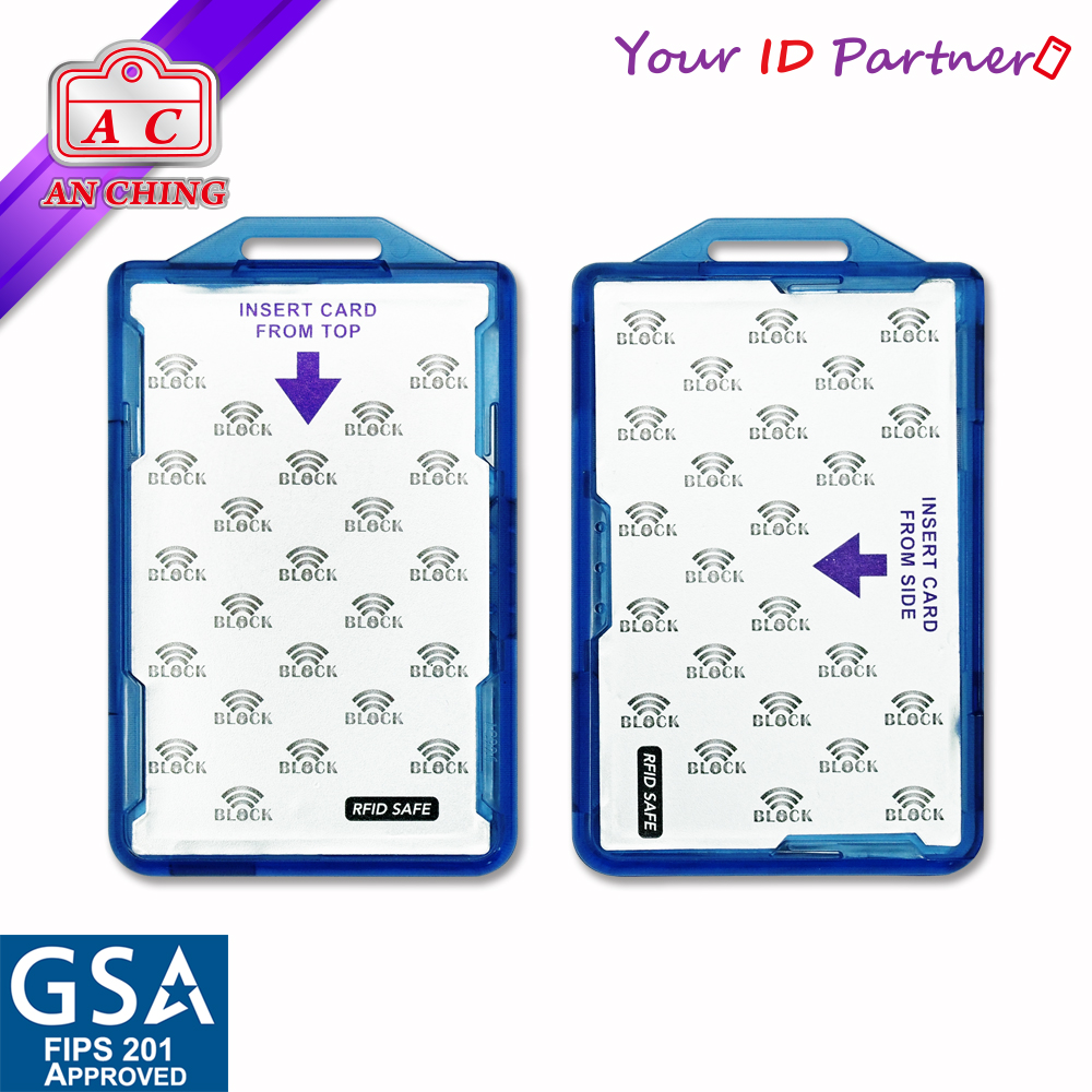 AC926-RFID Shielded Badge Holder : An Ching - FIPS 201 Badge